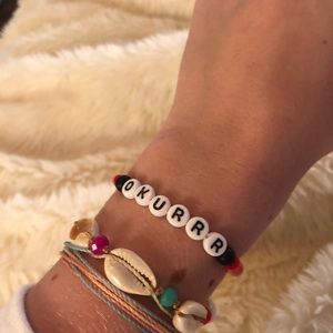 CUSTOM VSCO alphabet bracelet